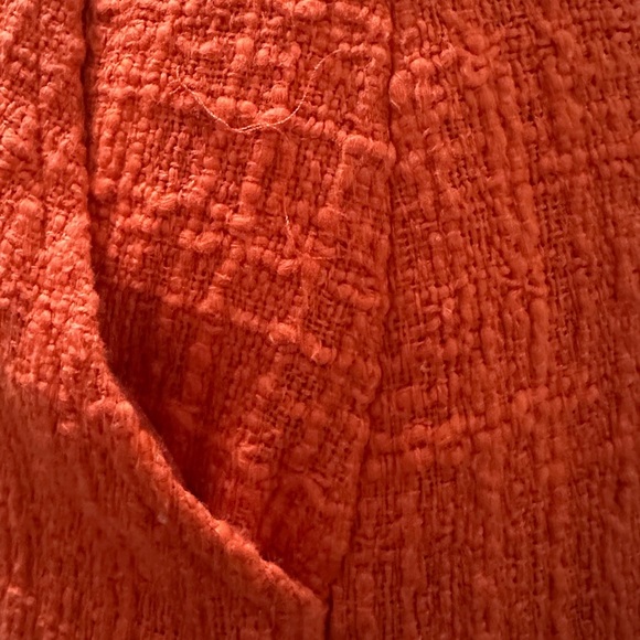 166 J.CREW | EUC Orange Tweed Sleeveless Sheath Dress (Size 6) - Picture 6 of 16